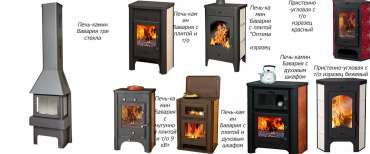 Стальная печь-камин со стеклом Бавария Эко угловая с плитой одна конфорка фото купить в Могилеве в Могилеве