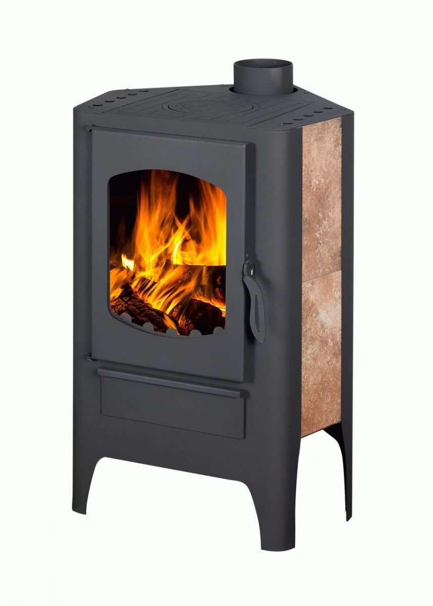 Печь-камин Бавария Эко угловая с плитой 1 конфорка купить в Могилеве