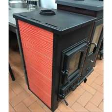 Купить Печь-камин Везувий ПК-01 (270) красная 9 кВт в Могилеве в Могилеве