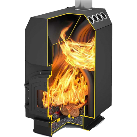 Отопительная печь Теплодар ТОП-200 ДЧ в Могилеве