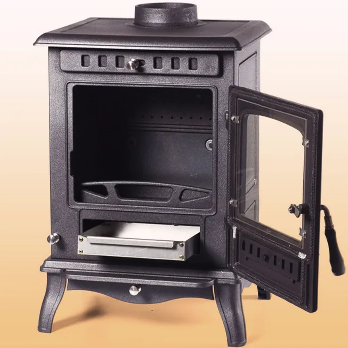 Печь-камин чугунный FireWay Erik в интерьере чёрный Амазонка бай фото в Могилеве