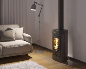 Стальной дедорогой камин EVEREST F7 фото в Могилеве