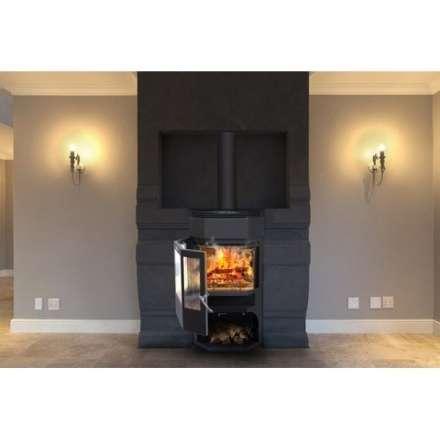 Стальная печь-камин Сибирь 8 фото в Могилеве