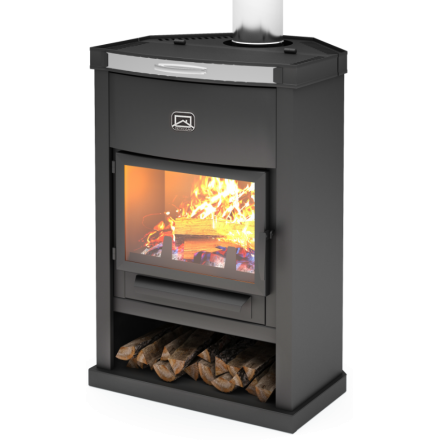 Печь-камин Теплодар ОВ-120 (угловой) Амазонка бай фото в Могилеве