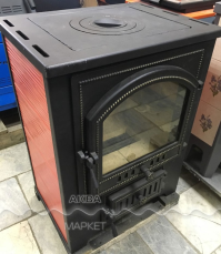 Купить Печь-камин Везувий ПК-01 (205) с плитой и т/о красн.12 кВт в Могилеве в Могилеве