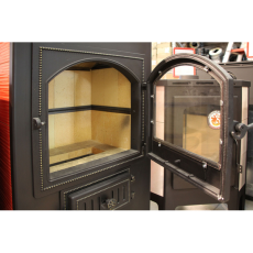 Купить Печь-камин Везувий ПК-01 (205) с плитой и т/о красн.12 кВт в Могилеве в Могилеве