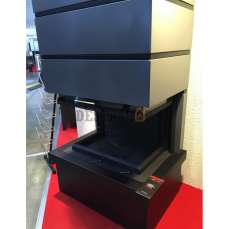 Стальной камин Родос 800 черный фото в Могилеве