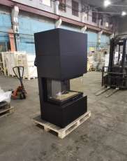 Стальной камин Родос 800 черный купить фото в Могилеве