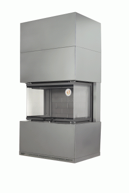 Камин Родос 800 ГРАФИТ шамот черный в Могилеве