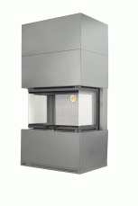 Камин Родос 800 ГРАФИТ шамот белый в Могилеве