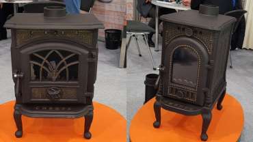 Недорогой камин Сибирь 7 чугунная фото в интерьере в Могилеве