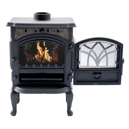 Печь-камин Сибирь 7 чугунная фото в Могилеве