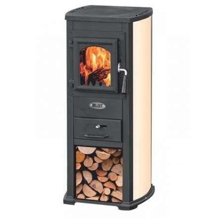 Печь-камин Blist Ekonomik Lux N чугунная дверца серый фото в Могилеве