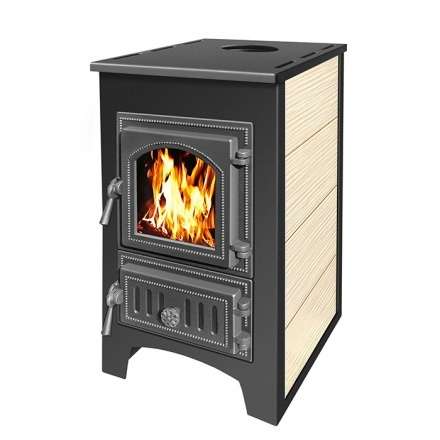 Печь-камин Везувий ПК-01 (270) бежевый 9 кВт Амазонка бай фото в Могилеве