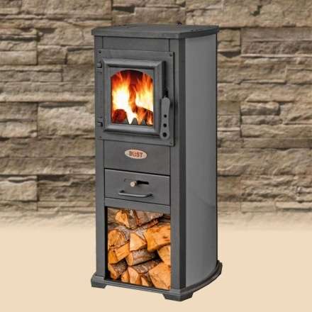 Печь-камин Blist Ekonomik Lux N чугунная дверца красный Амазонка бай фото в Могилеве