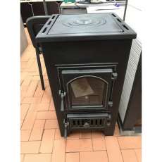 Купить Печь-камин Везувий ПК-01 (270) с плитой и т/о красный 9 кВт в Могилеве в Могилеве