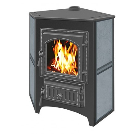 Печь-камин Везувий ПК-01 (220) угловой талькохлорит 9 кВт Амазонка бай фото в Могилеве