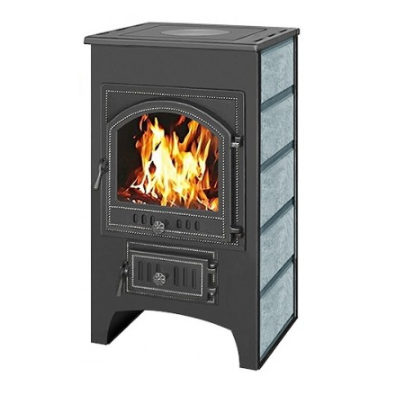 Печь-камин Везувий ПК-02 (205) с плитой талькохлорит 12 кВт Амазонка бай фото в Могилеве