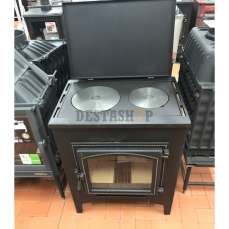 купить Печь-камин Везувий ПК-04 (240) с плитой беж 12 кВт в Могилеве в Могилеве