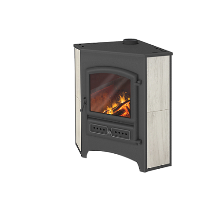 Камин ЭТНА (БКД) угловой Бежевый ф115 мм купить в Могилеве