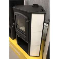 Печь-камин со стеклом ЭТНА (БКД) угловой Амазонка бай фото в Могилеве