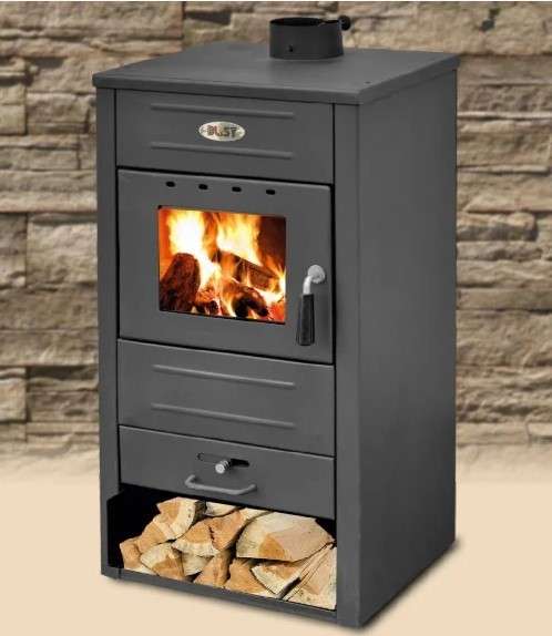 Печь-камин Blist B2 E с водяным контуром Амазонка бай фото в Могилеве