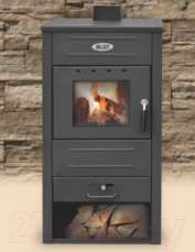 Печь-камин Blist B2 E с водяным контуром Амазонка бай фото в Могилеве