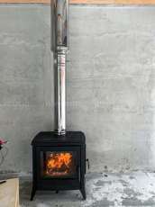 Купить чугунный Печь-камин EVEREST S13 в Могилеве фото в интерьере в Могилеве