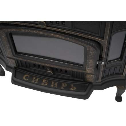 Стильная печь-камин Сибирь 10 чугунная Фото в Могилеве