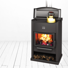 Недорогой камин с дровницей Теплодар ОВ-120 (прямой) фото в Могилеве