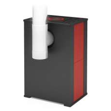 Стальной камин со стеклом Теплодар Твист фото в Могилеве