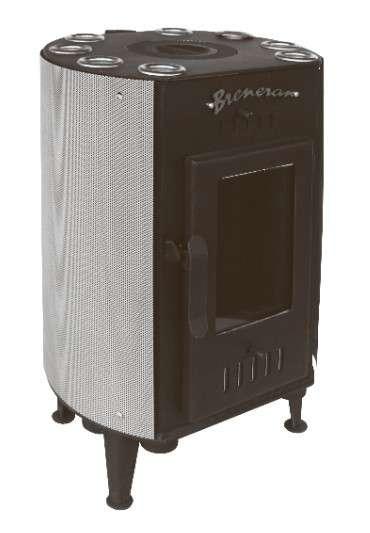 Печь отопительная Бренеран-Канадка плюс АОТ-04 в сетке серебро в Могилеве