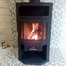 Купить стальной камин Мета-Бел Ока с плитой в Могилеве фото  в Могилеве