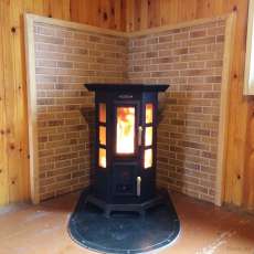 Отопительная печь Термофор Статика Квинта, чёрная бронза фото в Могилеве