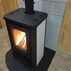 Купить стальной недорогой камин с шамотом Мета-Бел АОТ 7.0 Ритм в Могилеве фото в Могилеве