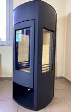 Купить стальной камин со стеклом Мета-Бел Неман в Могилеве фото в Могилеве