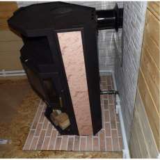 Купить стальной камин с теплообменником Мета-Бел АОТВ 9.0-03 Печора-Аква в Могилеве фото в Могилеве