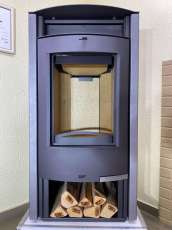 Купить стальную печь-камин Мета-Бел АОТ 7.0-01 в модификации Сена в Могилеве фото  в Могилеве