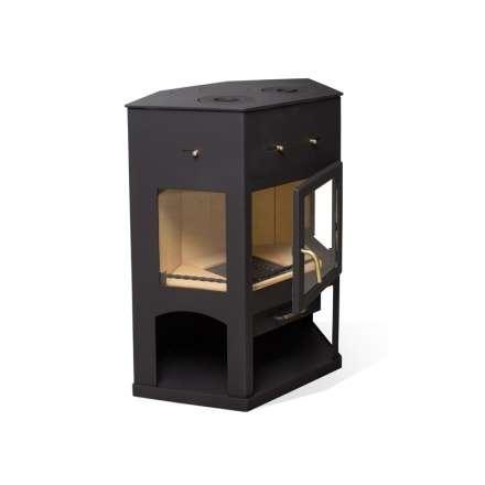 Печь-камин Мета-Бел АОТ 11.0 (в модификации Енисей с плитой) в Могилеве