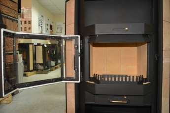 Купить недорогой камин с шамотом Печора Мета Бел в Могилеве фото в Могилеве