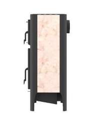 Печь-камин со стеклом Бавария Эко с духовкой и плитой фото в Могилеве