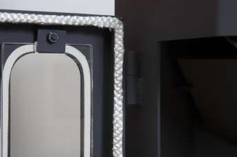 Стальной недорогой камин Бавария призматик пристенно-угловой фото в Могилеве