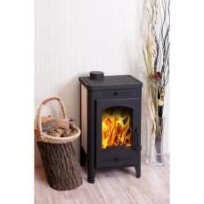 Недорогой стальной камин со стеклом Бавария фото в Могилеве