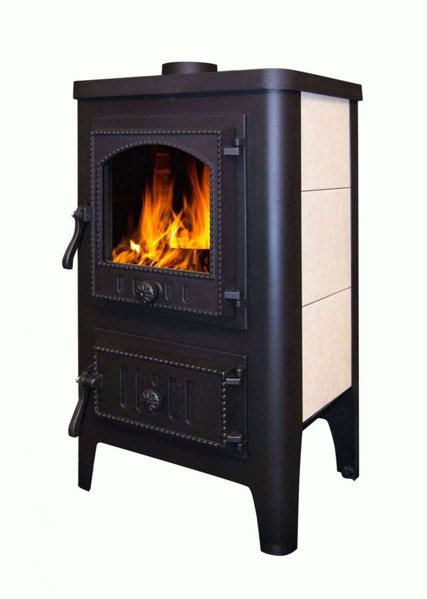 Печь-камин Бавария Оптима Чугун с плитой Амазонка бай фото в Могилеве