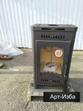 Недорогой камин со стеклом Бавария Оптима с плитой фото в Могилеве