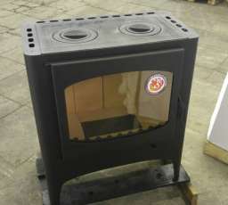 Печь камин БАВАРИЯ ЭКО С ПЛИТОЙ две конфорки для дома и дачи фото в Могилеве