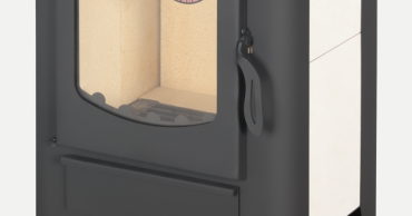 Стальной камин БАВАРИЯ ЭКО с плитой одна конфорка фото схема в Могилеве