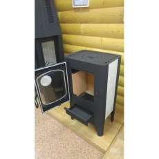 Печь-камин БАВАРИЯ ЭКО с плитой одна конфорка фото в Могилеве