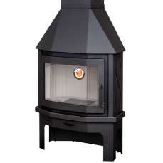 Камин Мюнхен пристенно-угловой чёрный купить в Могилеве