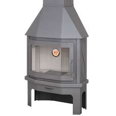 Камин Мюнхен пристенно-угловой графит купить в Могилеве